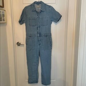 Everlane denim jumpsuit